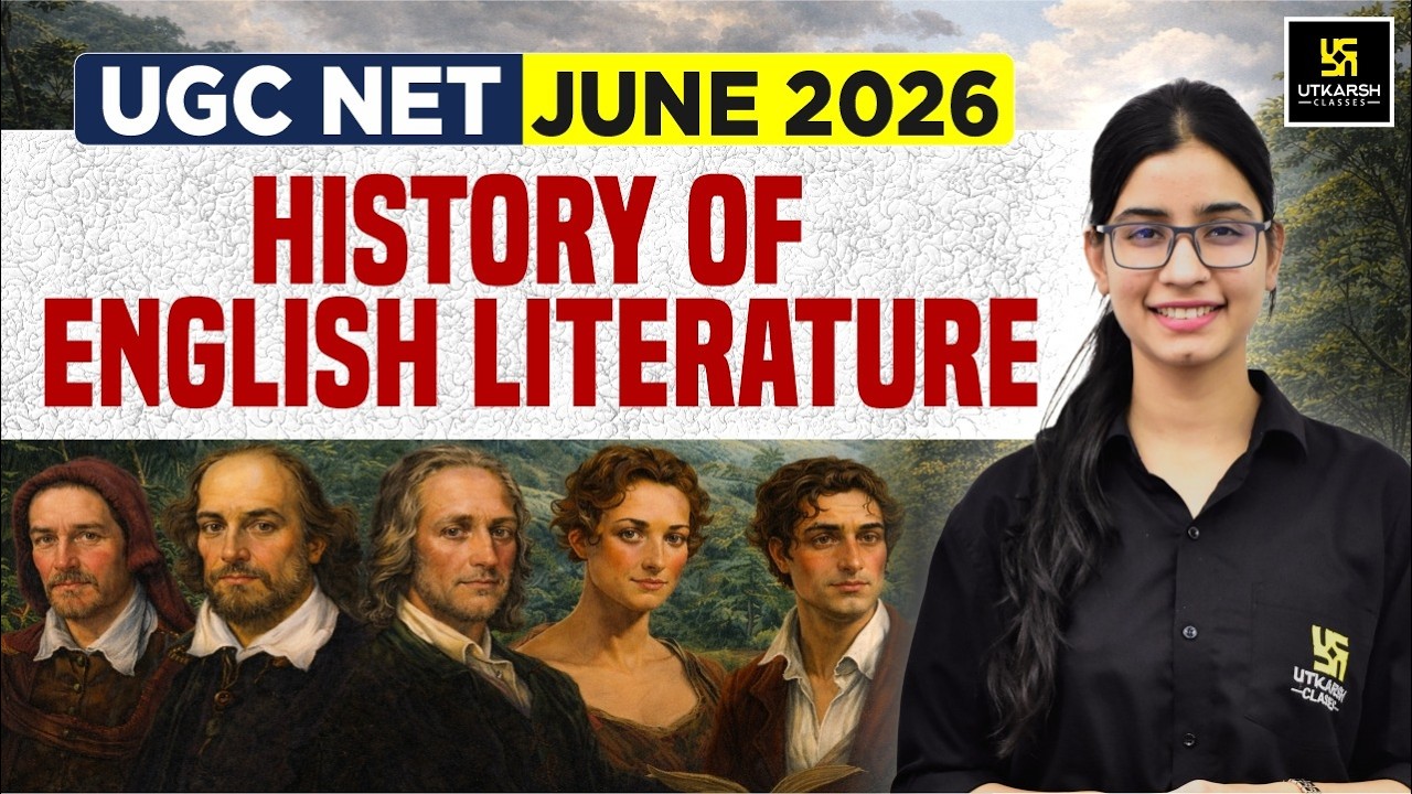 UGC NET JUNE 2026 | History of English Literature | Prerna Ma’am