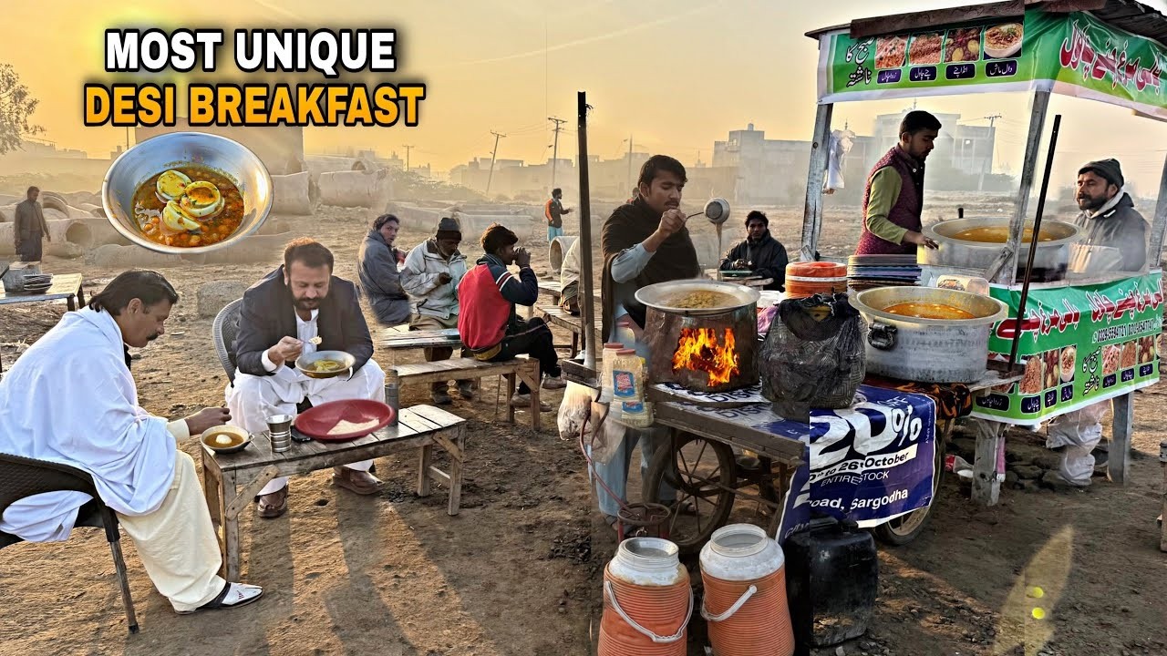 MOST UNIQUE DESI BREAKFAST COLLECTION 😍 | Ultimate Pakistani Street Food Compilation- PK Food Street