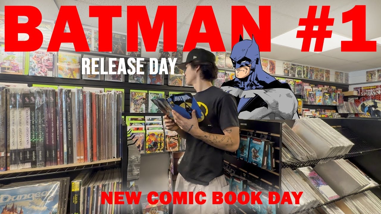 BATMAN #1 Release Day! | New Comic Book Day Vlog