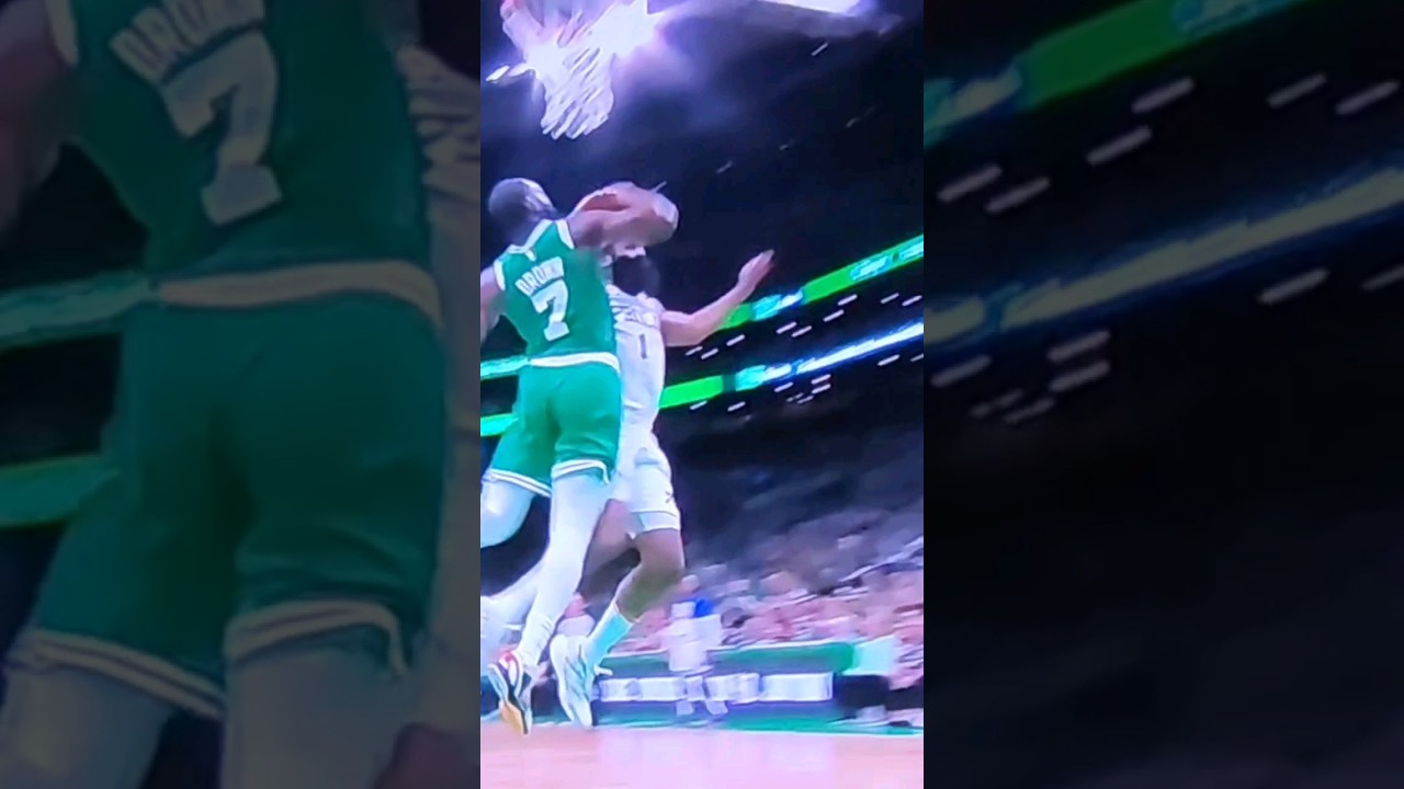 Is Jaylen Brown from the Celtics injured? #nba #basketball #playoffs #hoops #nbahighlights #celtics