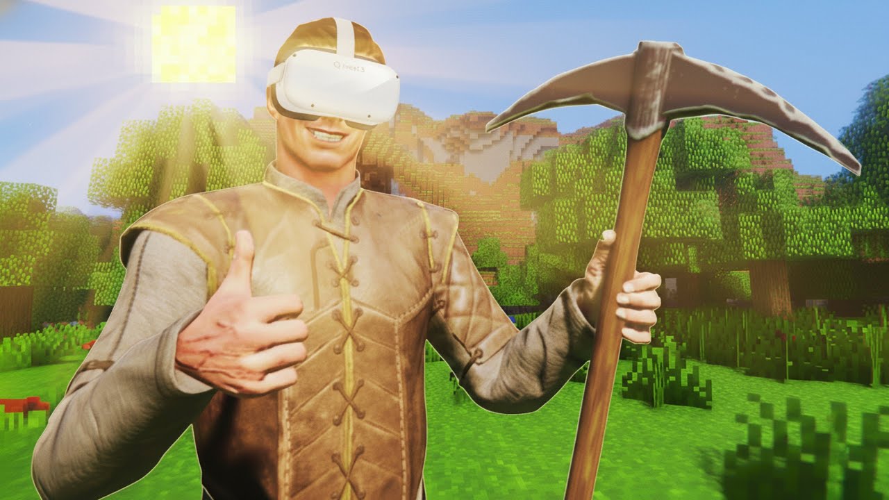 Surviving 100 Days In Hyper Realistic Minecraft Vr