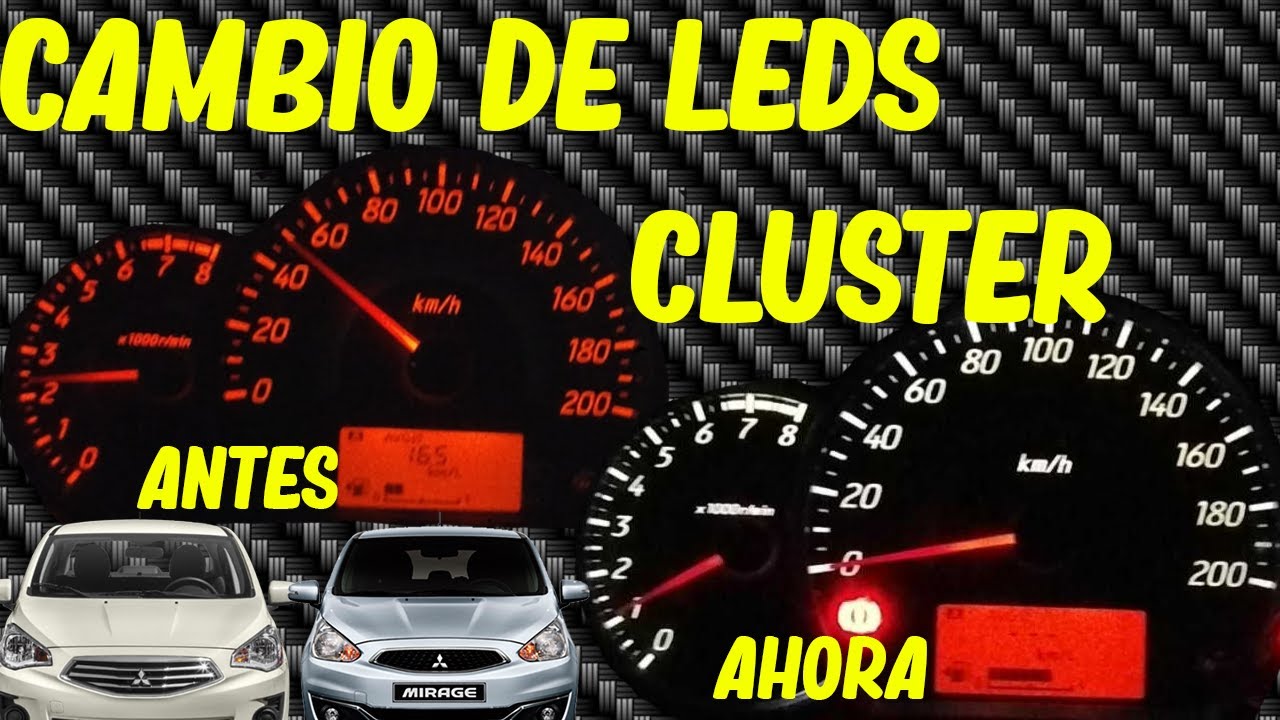 CAMBIO DE LEDS CLUSTER ATTITUDE/MIRAGE