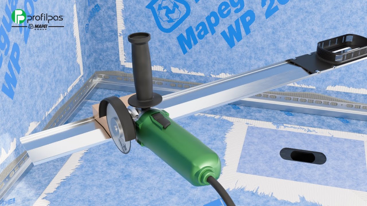 PP Drain Varioguard - Installazione canaline per docce a filo pavimento | Profilpas