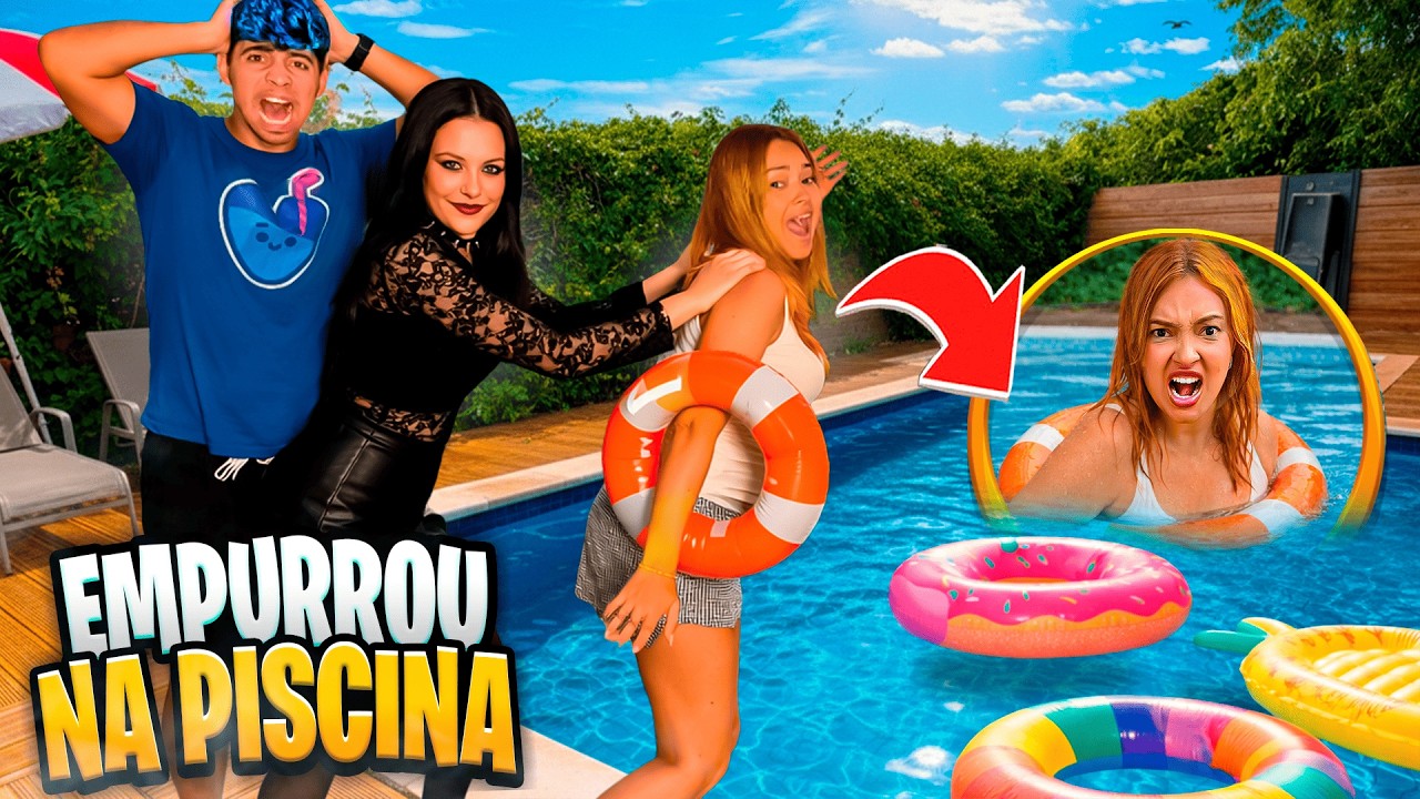 A NAMORADA DA DARKWEB JOGOU A LUA NA PISCINA!! NÃO ACREDITAMOS NO QUE ACONTECEU!!