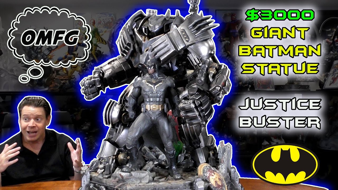 $3000 BATMAN STATUE!  Prime 1 Studio: Justice Buster Review