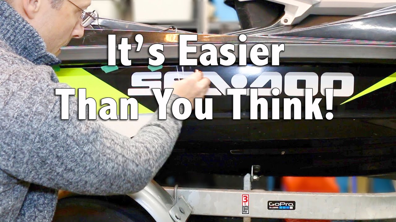 How To Replace A Decal On Your Personal Watercraft Jet Ski