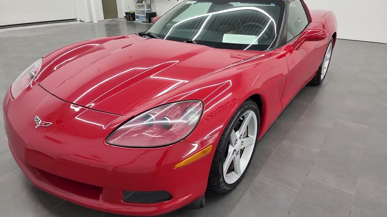 2006 CHEVROLET CORVETTE 6 SPEED MANUAL VICTORY RED 4K WALKAROUND 12563ZA SOLD!
