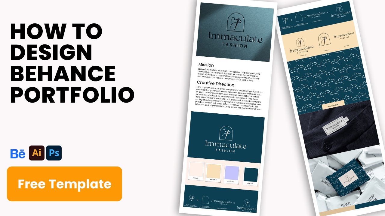 The Ultimate Behance Portfolio Design Guide | Free Template Download