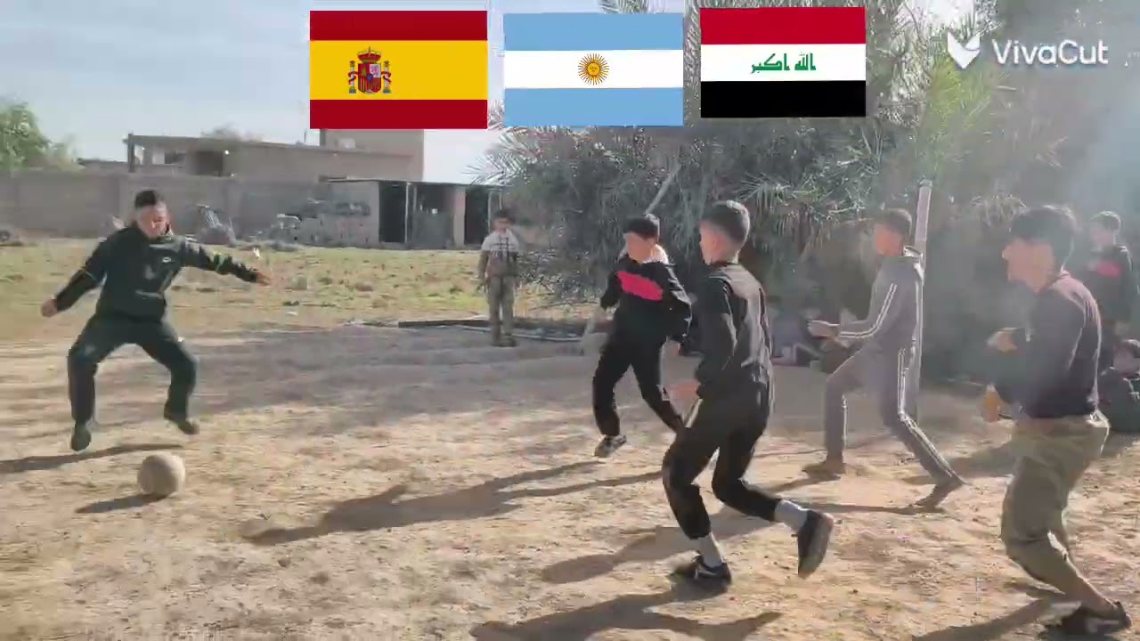 لعبنا 3 فرق العراق والأرجنتين واسبانيا لأول مرة طيار وعمر بنفس الفريق 💀⚽😱