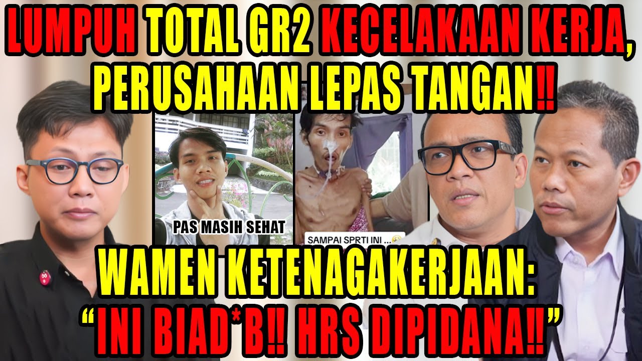 TRAGIS‼️MSH MUDA LUMPUH TOTAL, KARNA KECELAKAAN KERJA‼️