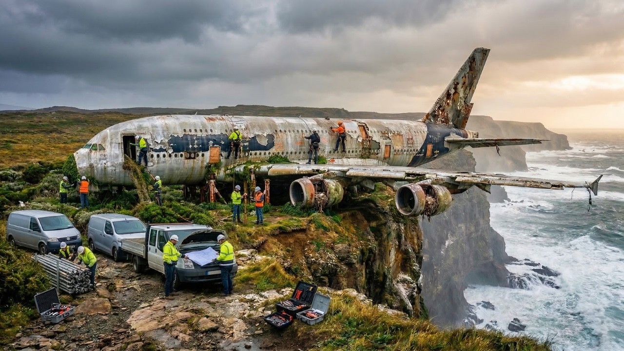 Abandoned plane Turned Into Luxury Resorts | Full Transformation