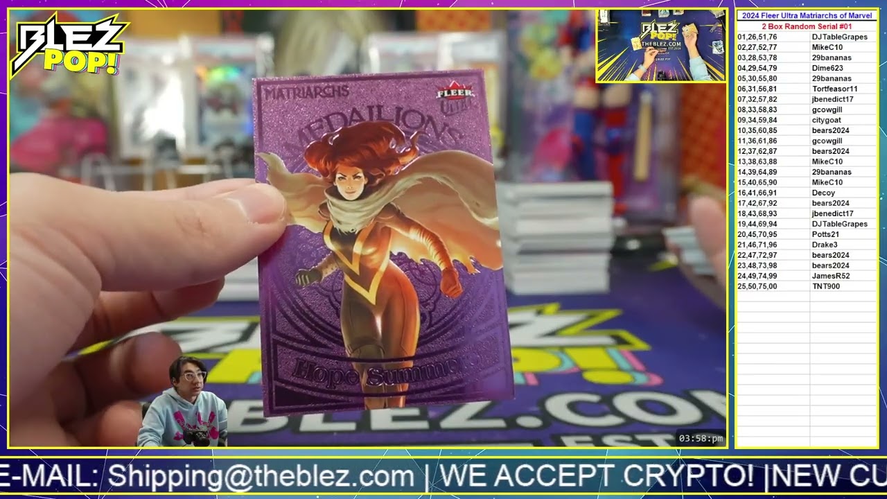 2024 Fleer Ultra Matriarchs of Marvel 2 Box Random Serial #01
