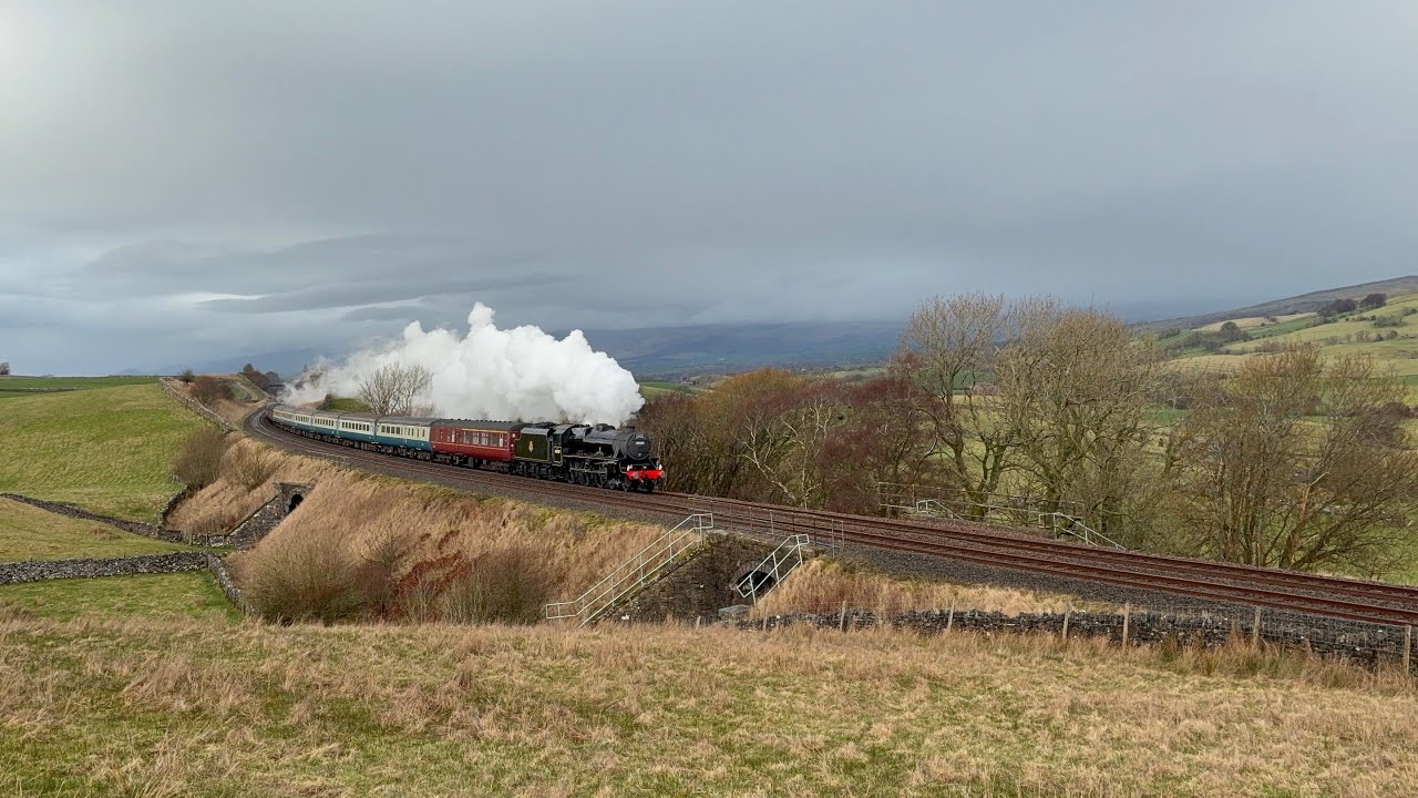 Black 5 45407 &ldquo;The Lancashire Fusilier&rdquo; on the WCME & The Settle and Carlisle Circular 