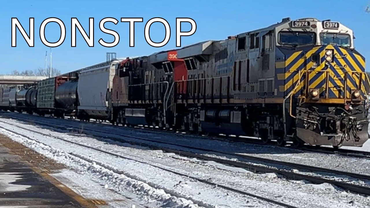 We Expected Boredom… We Got Non-Stop Train Action! | Kingston Sub Railfanning