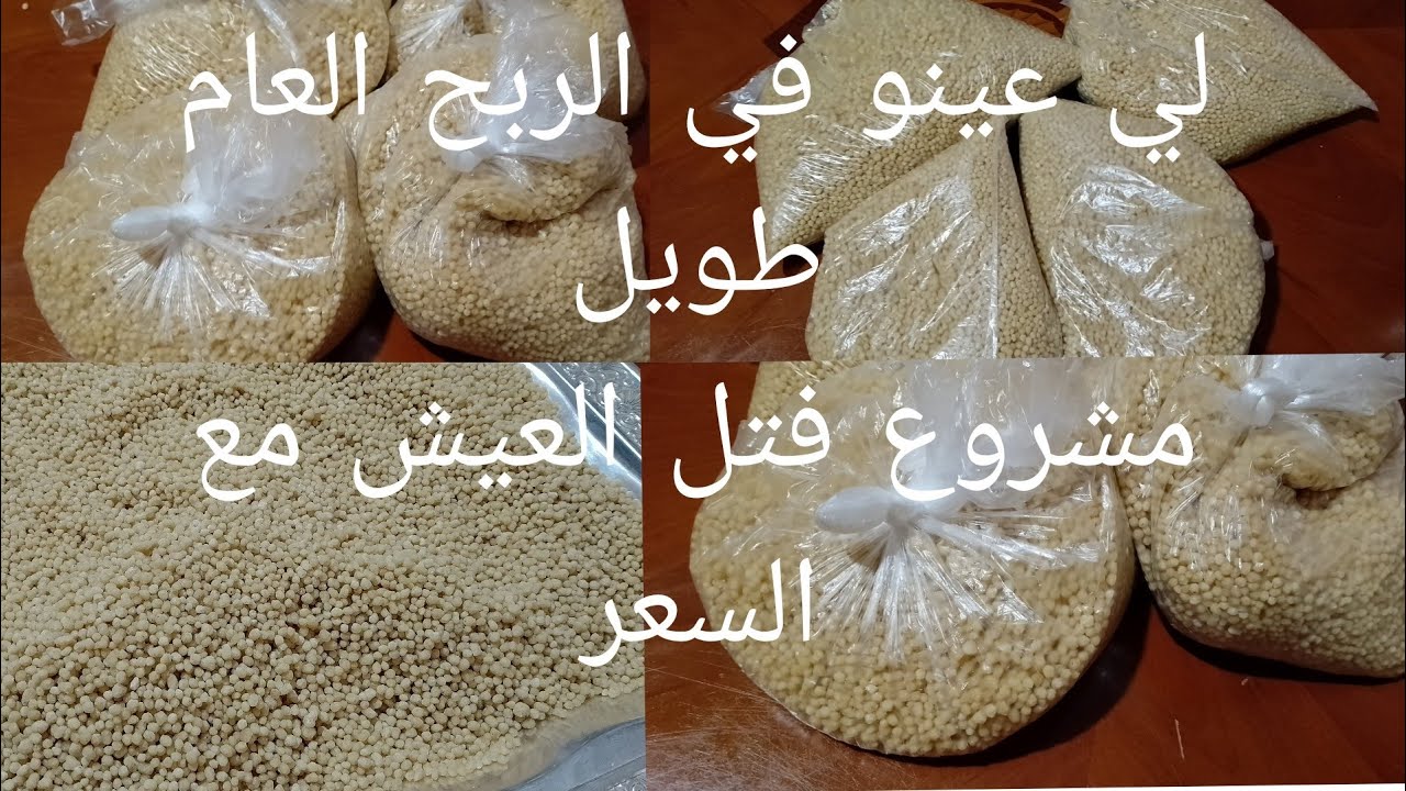 مشروع فتل العيش مع السعر ادخلي نحمسك كيفاش تبداي مشروع  بلى عجز