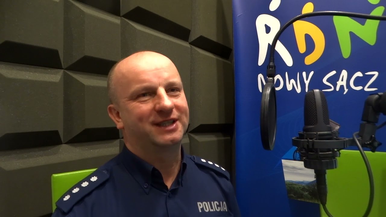 Bogdan Łęczycki nadkomisarz - naczelnik Wydziału Ruchu Drogowego Komendy Miejskiej Policji w N.Sączu