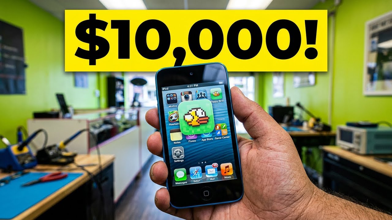 $10000 Worth IPod Touch with Flappy Bird 😍 #apple #ipodtouch #ios #fyp