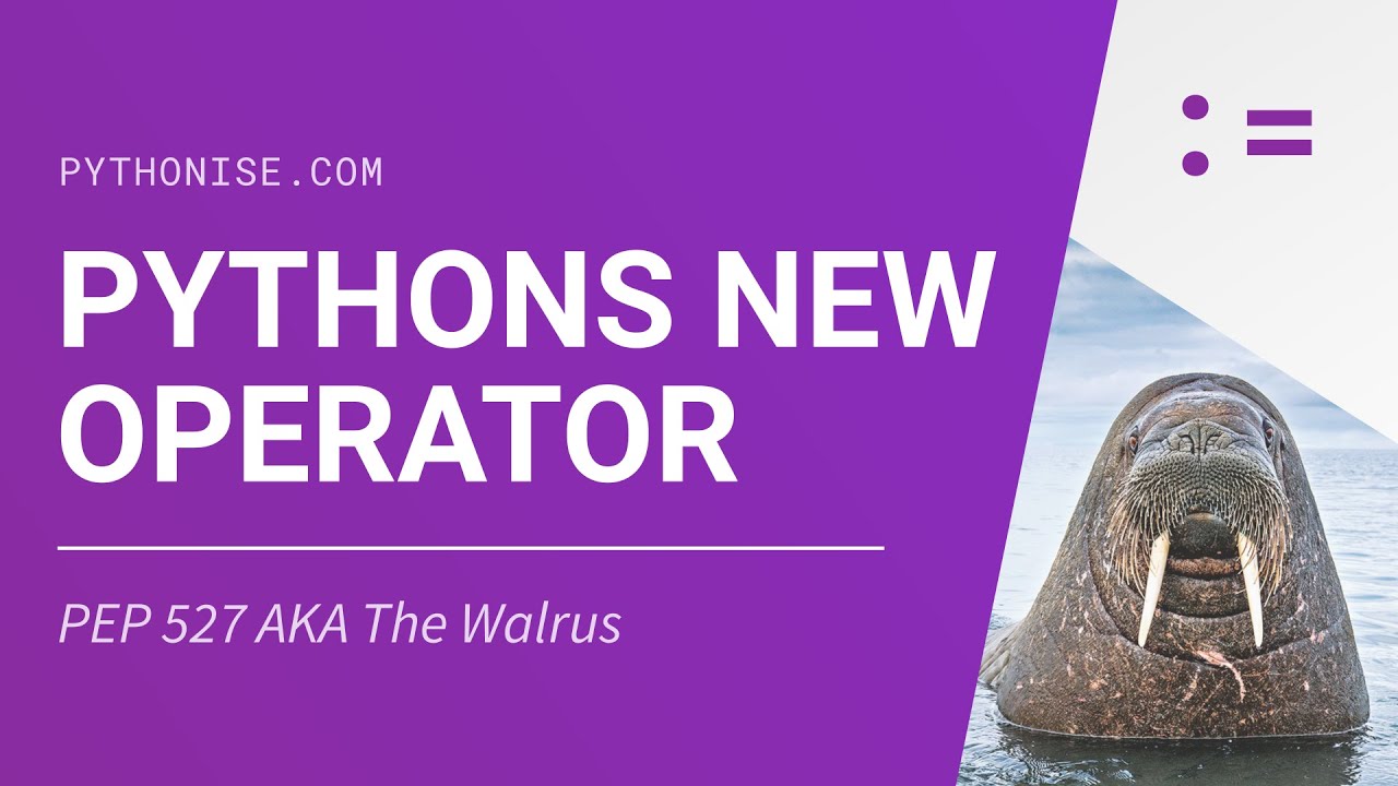 Pythons new operator - 