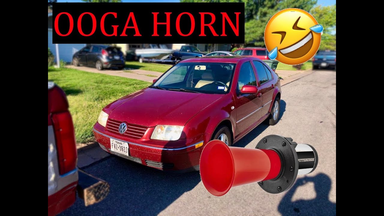 MK4 Jetta Ooga Horn install Harbor Freight