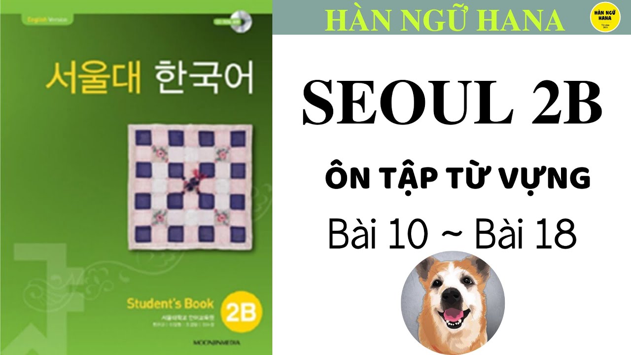 SEOUL 2BㅣTrọn bộ TỪ VỰNG