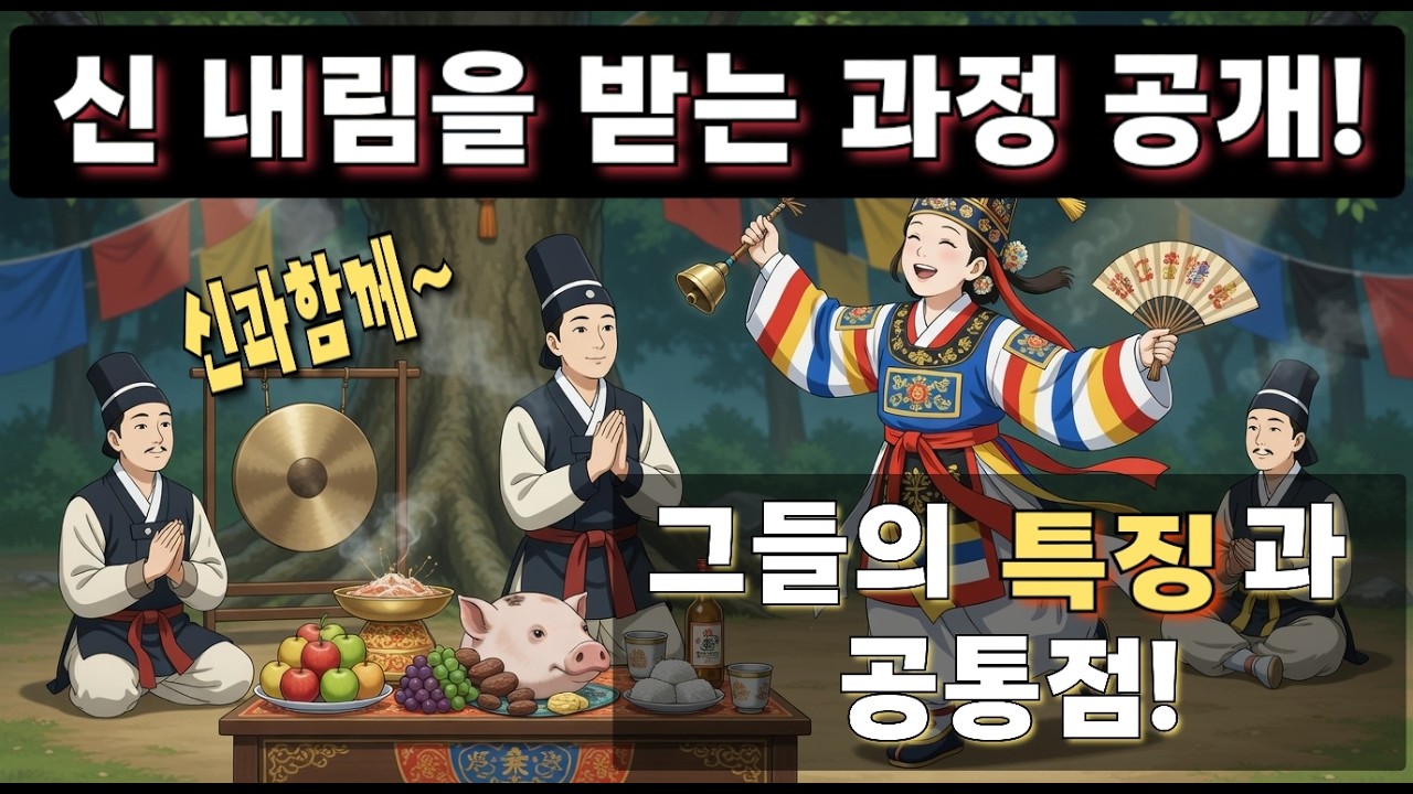 [뇌과학] 신내림을 받는 그 특징과 공통점.                #심리학 #신내림 #정보
