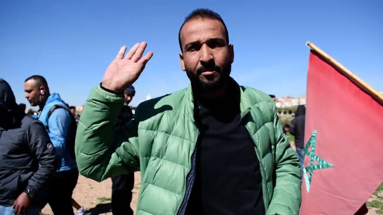 ضحايا تجزئة الصفاء يصعدون إحتجاجهم راه حنا غادين نحفرو قبرنا ونموتو في أرضنا لي نصبو علينا فيها....