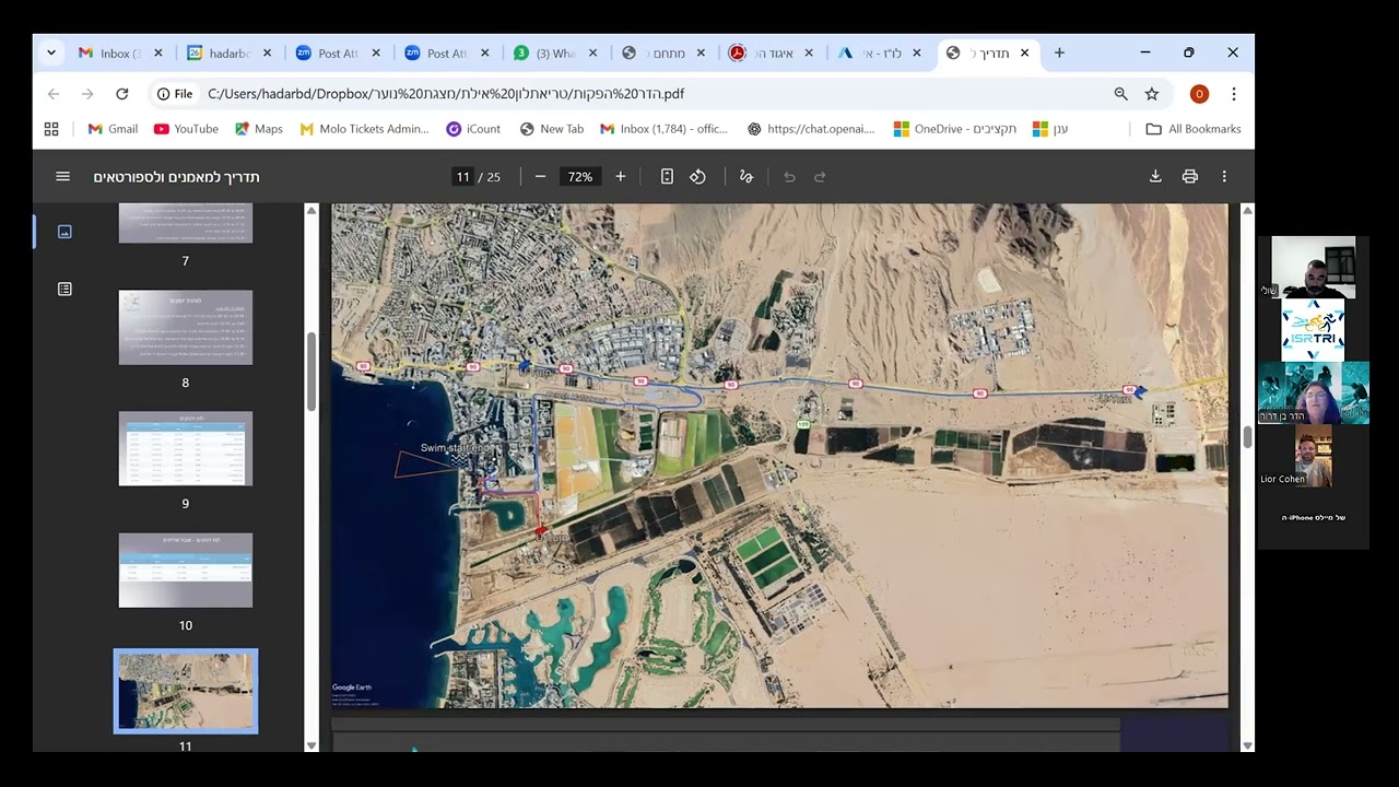 טריאתלון אילת 2025 - תדריך נוער 14 19