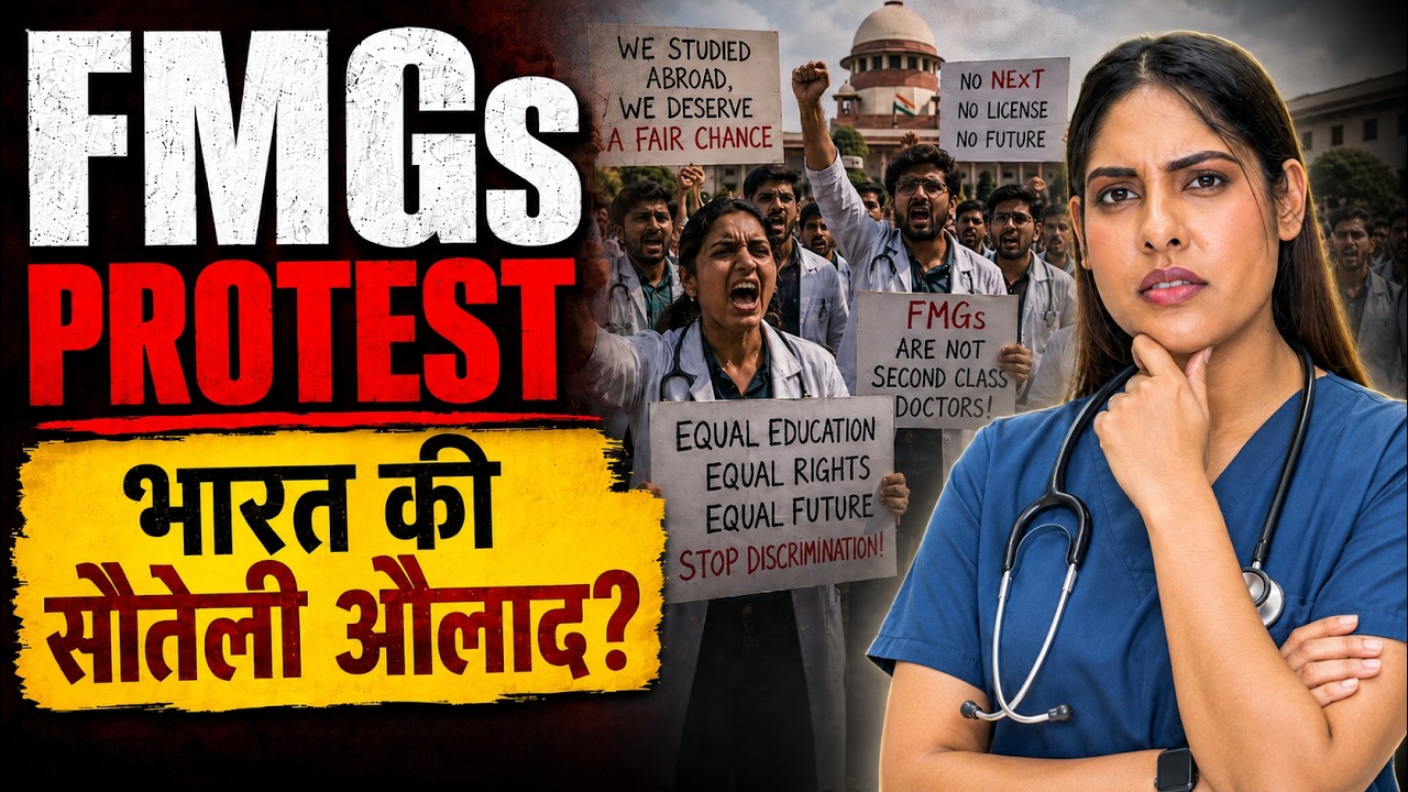 FMGE Protest Delhi Explained: FMGE June 2026 Result | Transparency | Internship Crisis & More