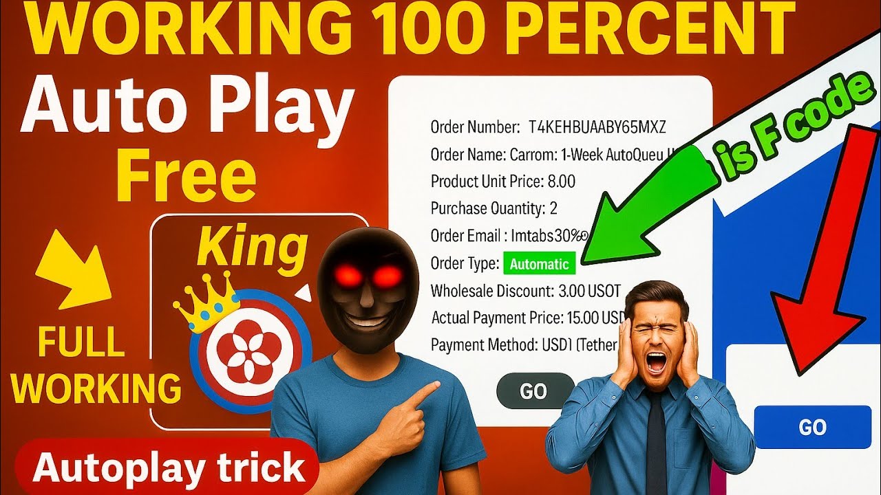 Carrom pool autoplay kaise kharide 🤔 || Carrom Pool autoplay trick reveal || AimCarrom free autoplay