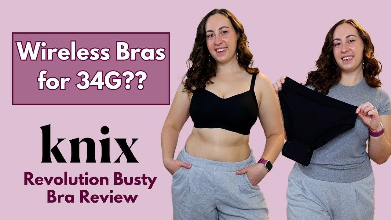 NEW Knix Revolution Busty Bra Review | New Wireless Bra for Large Chests