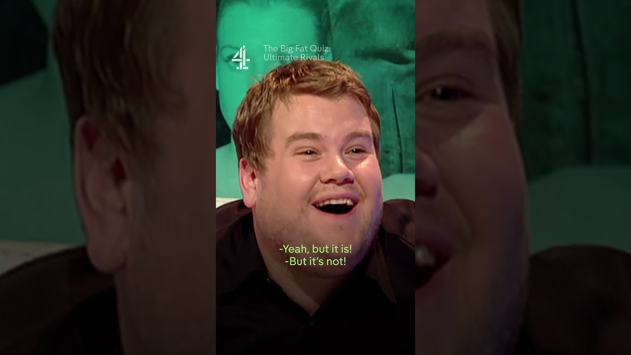 Strange hill to die on, James Cordon... #BigFatQuiz #GameShow