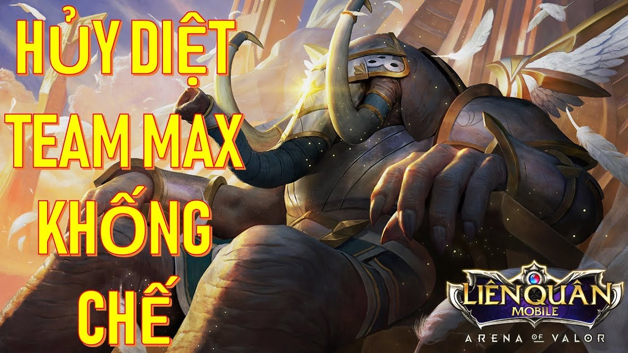 Hóa Voi Điên - ChauGnar hủy diệt team siêu khống chế Liên quân mobile