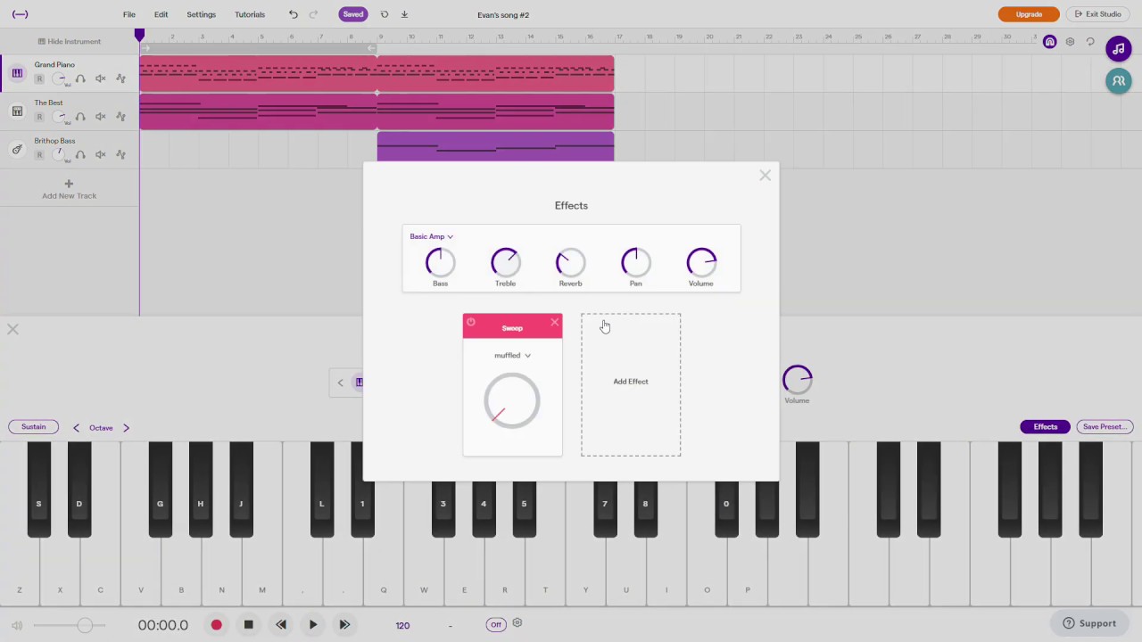 GLITCH! How to add multiple automation in the FREE version of Soundtrap!