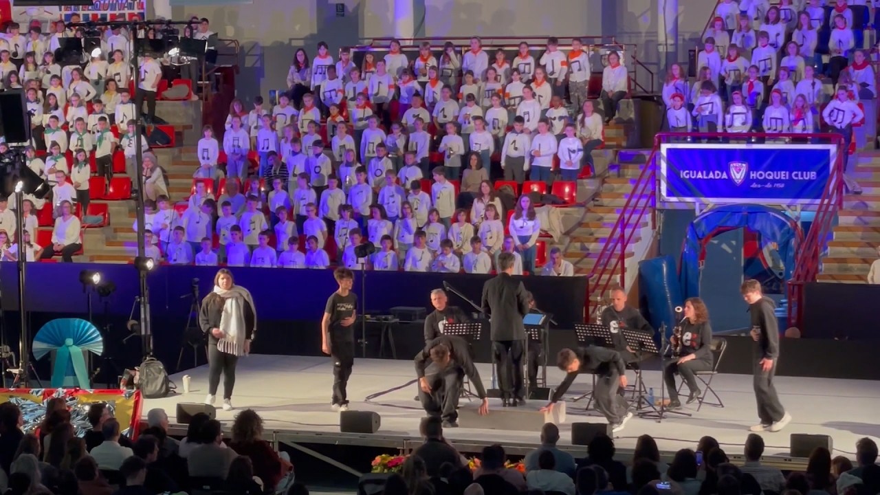 500 cantaries a la cantata escolar d'aquest dilluns a Les Comes d’Igualada
