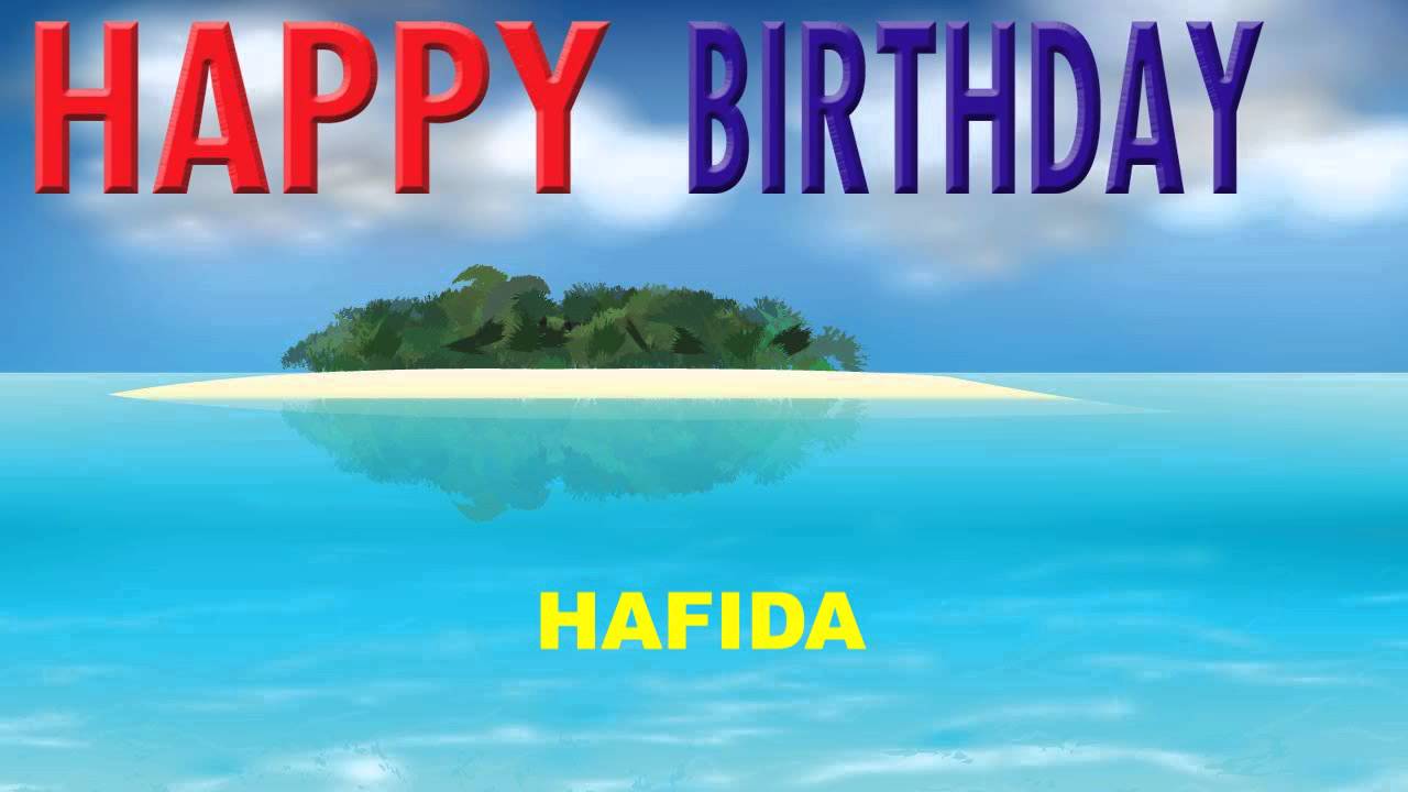 Hafida   Card Tarjeta - Happy Birthday