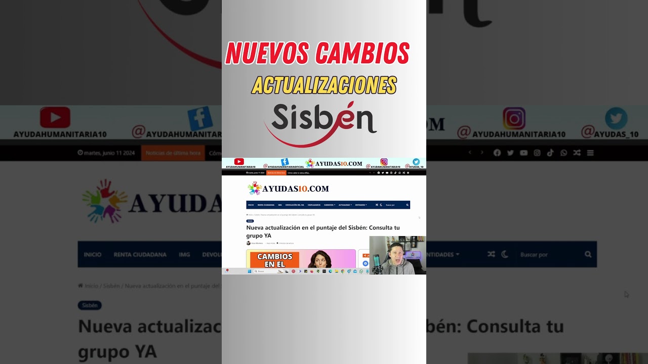 🚨​ Nueva actualización En El Puntaje Del Sisbén 👇​ Consulta tu grupo YA 2024