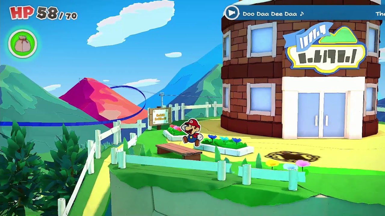Paper Mario: The Origami King, Play Four. EAT MY HAMMER COLORED PENCILS!!! - NO COMMENTARY.
