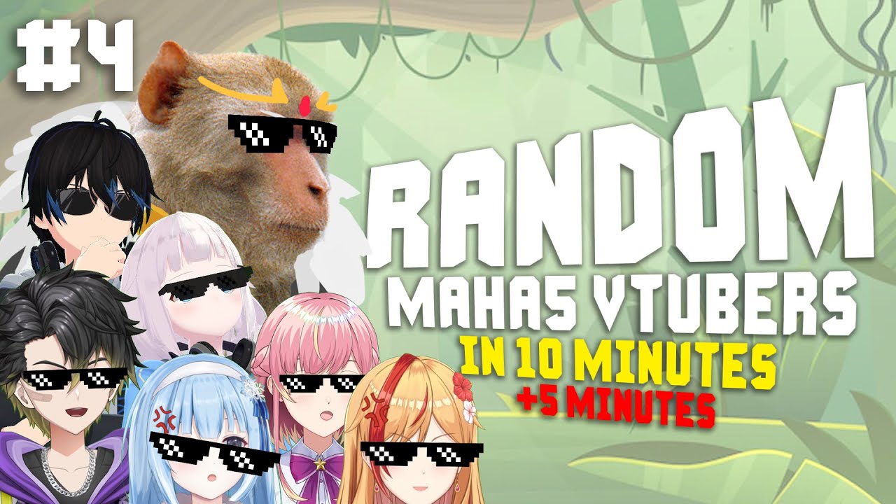 FUNNY MAHA5 VTUBERS MONTAGE #4