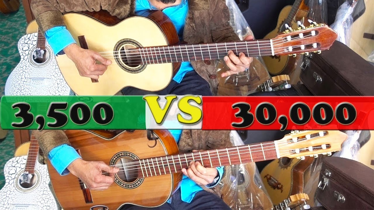 GUITARRA CARA VS GUITARRA INTERMEDIA DE PARACHO, MICHOACAN, MÉXICO
