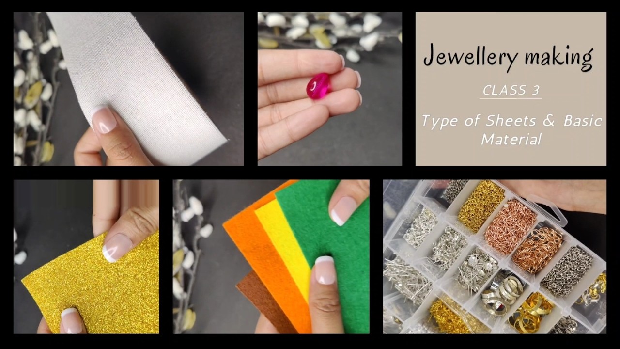 Jewelry Making Course | Jewellery Making Raw Material | Jewellery Making Sheet #diy #jewellery #new