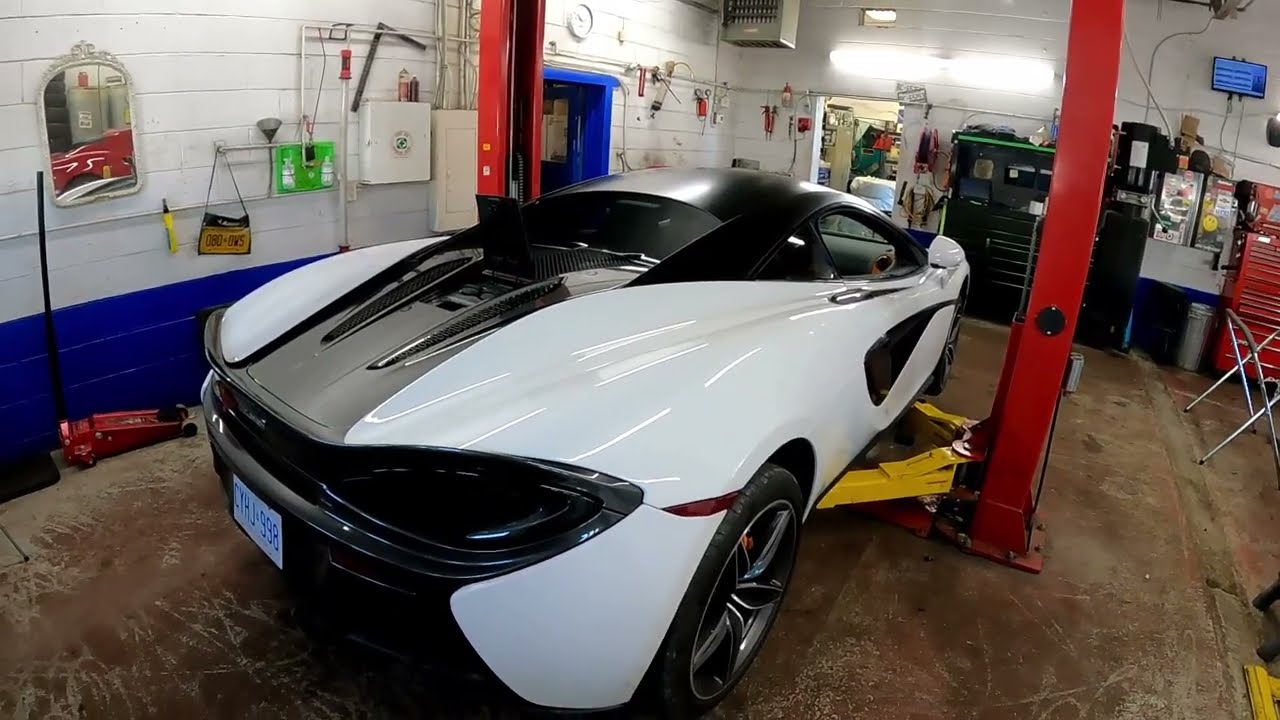 MCLAREN 540C OIL CHANGE