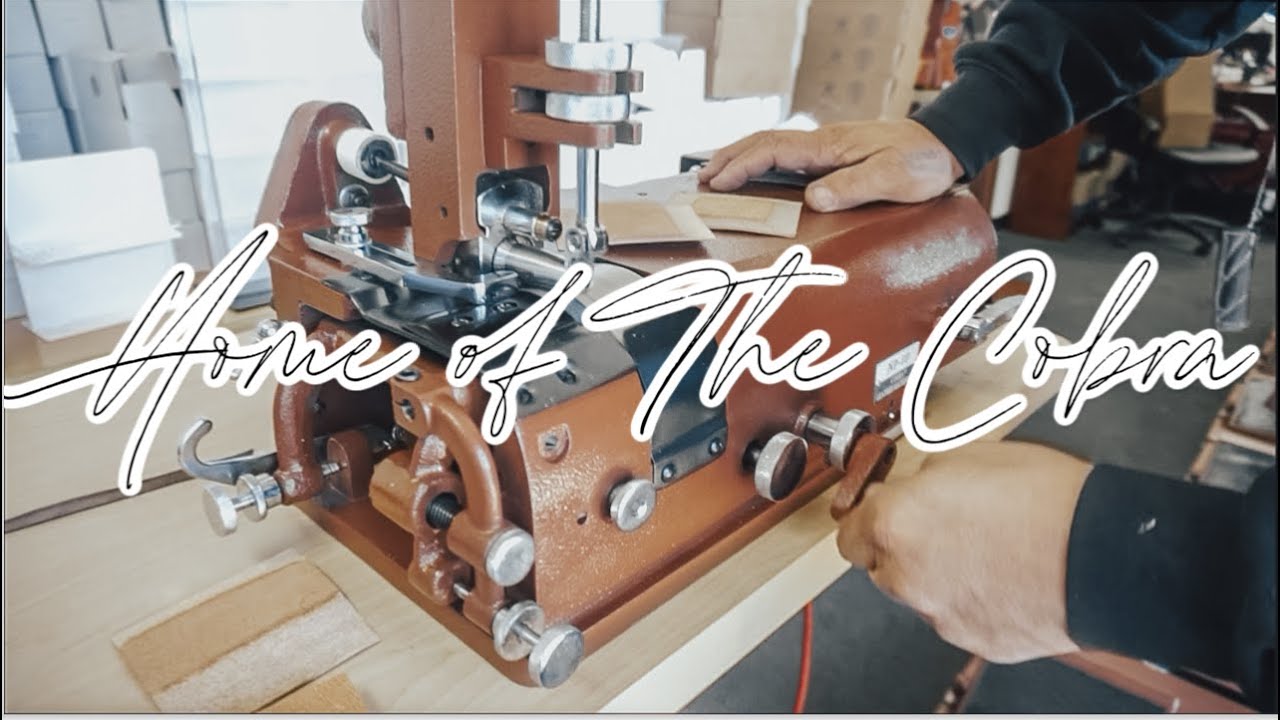 Cobra Leather Skiving Machine: Full Demo +Tour