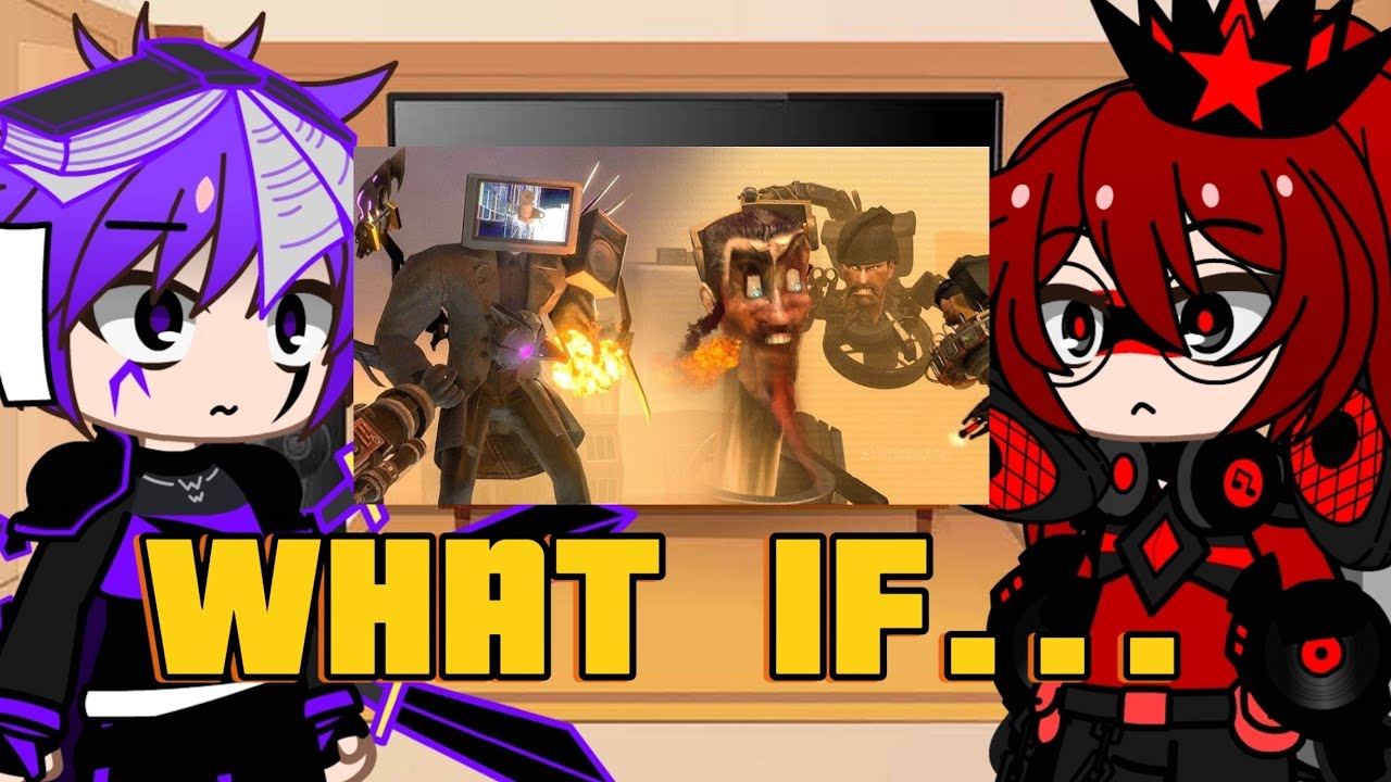 TITANS REACT TO SKIBIDI WHAT IF...||GACHAXSK||MY AU||