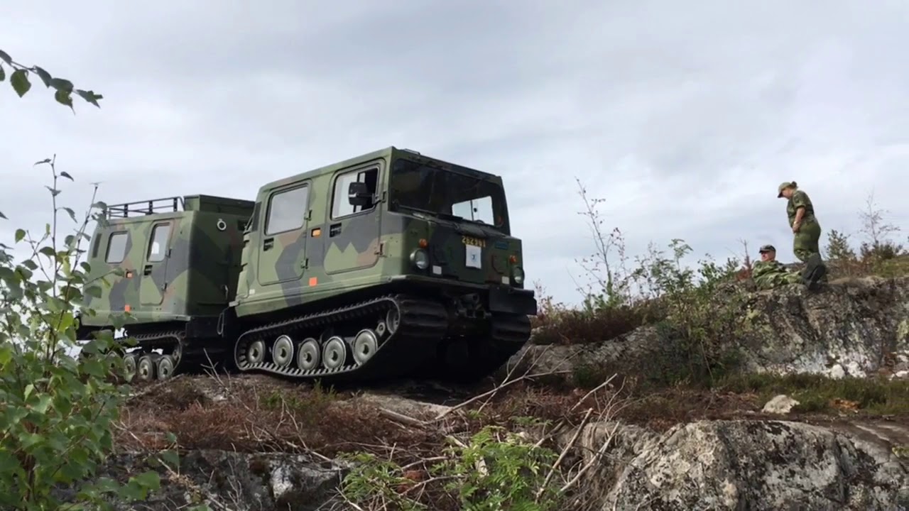 Hemvärnet Hägglunds Hagglunds BV206 Bilkåren - GK Bandvagn del 1 (barmark) 12-23/8-18 Härnösand