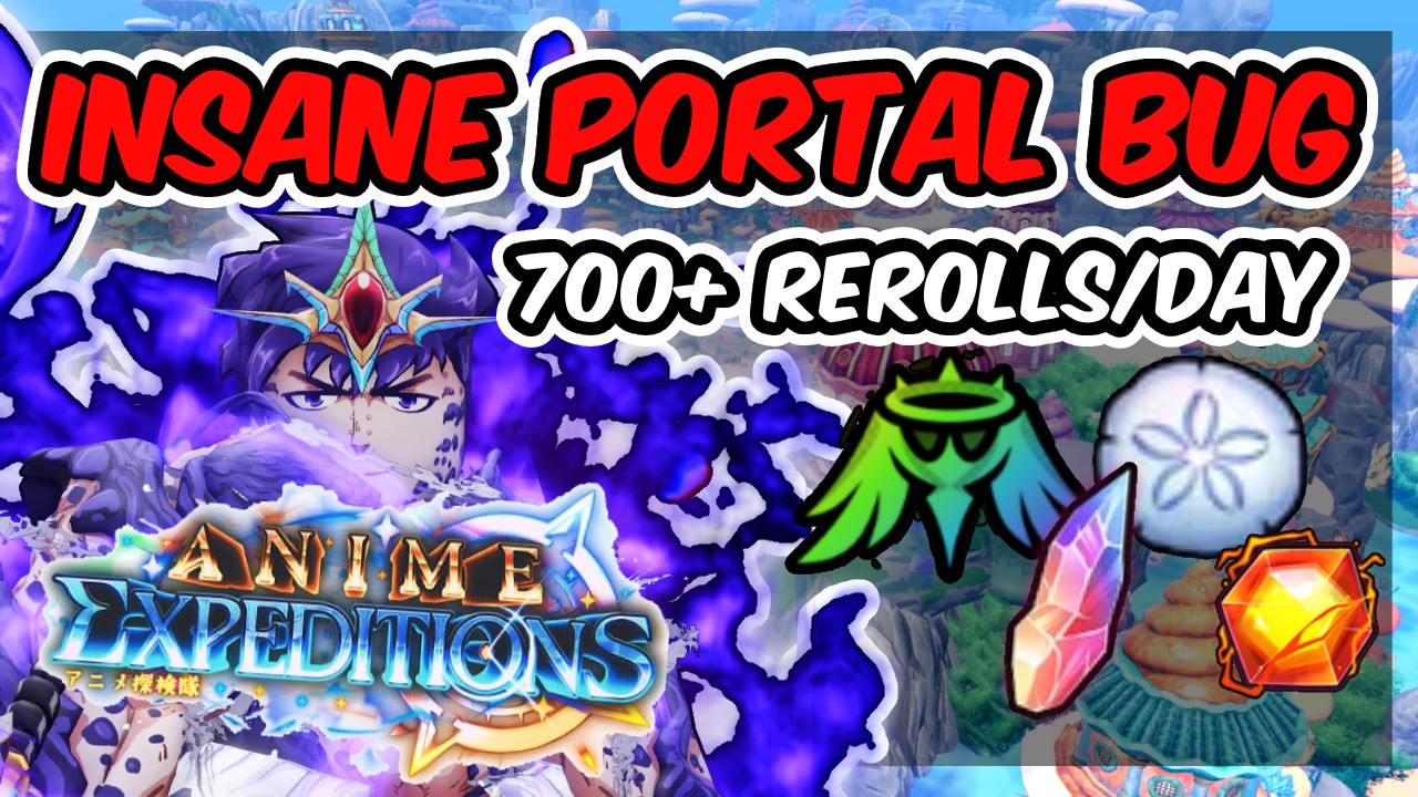 *INSANE* PORTAL BUG (30,000+ SAND COINS PER HOUR!) | Anime Expeditions