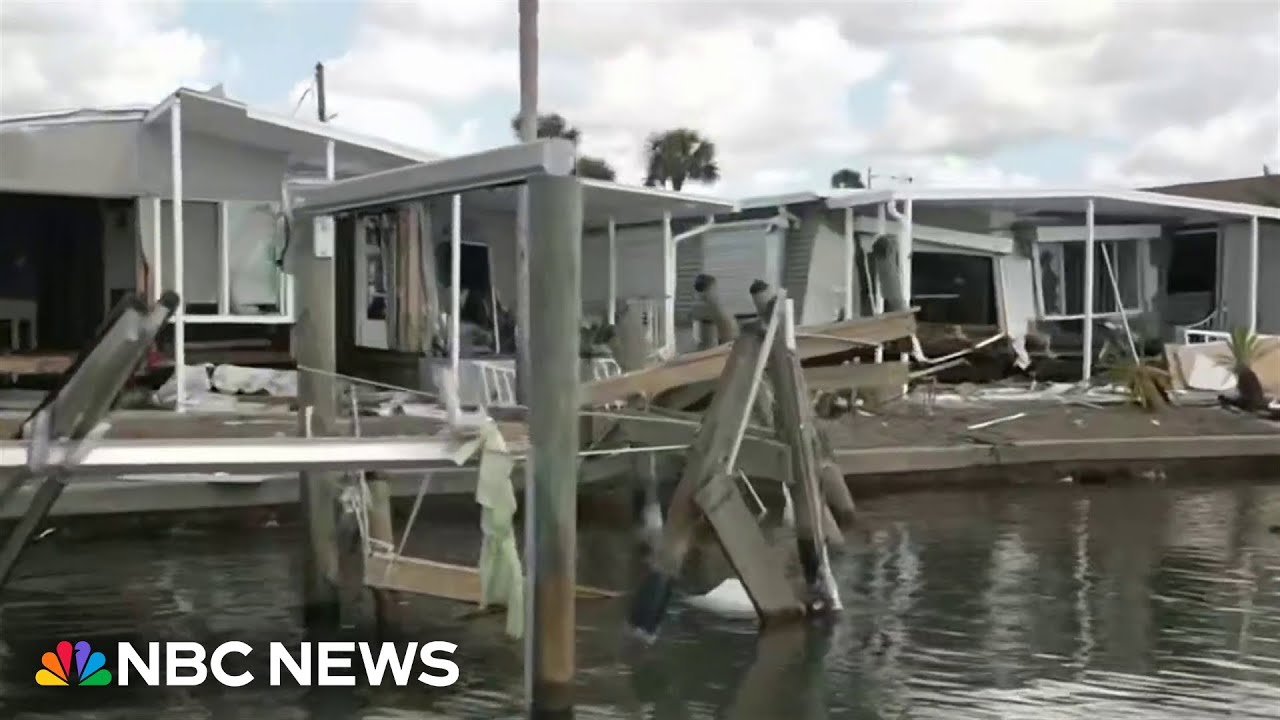 Hurricane Milton dramatically changes barrier island's landscape
