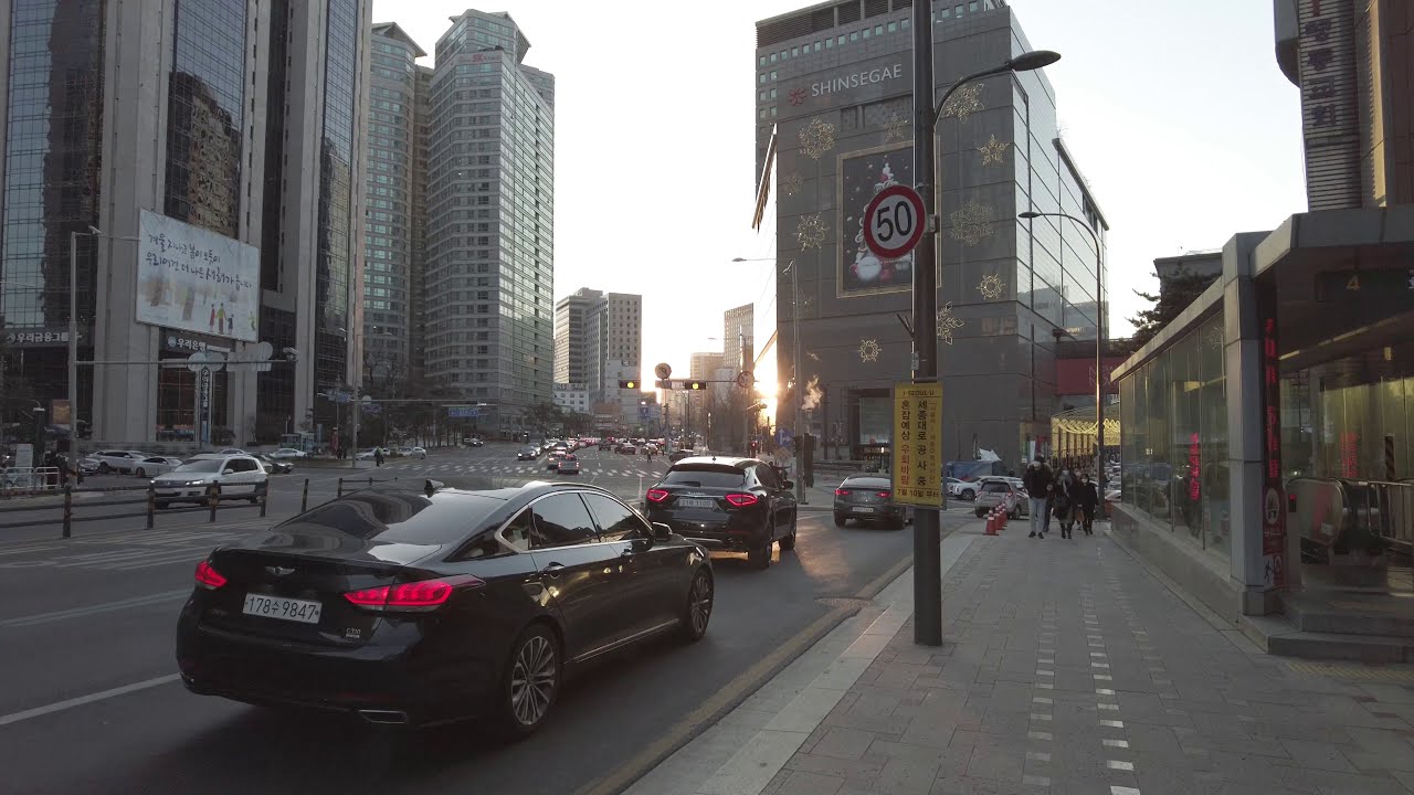 🇰🇷Seoul Walk, Toegye-Ro, from Myeongdong Station to Hoehyeon Station 퇴계로 명동역에서 회현역까지 걷기【4K60FPS】
