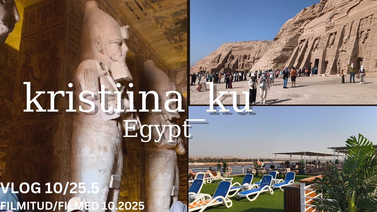 Abu Simbelist piki Niilust Kom Ombosse EST/ENG From Abu Simbel to Kom Ombo by the Nile VLOG 10/25.5