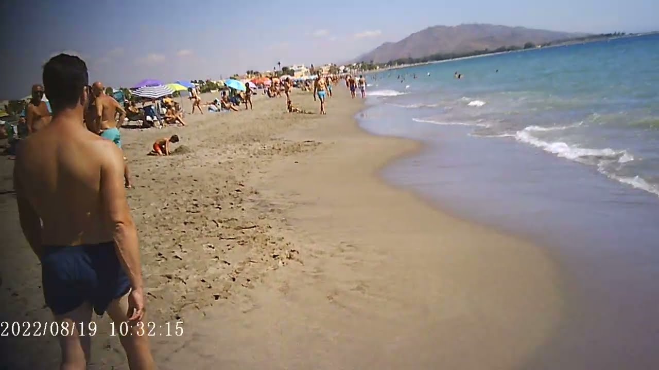 BEACH WALK at VERA PLAYA, SPAIN, part 14 of 14