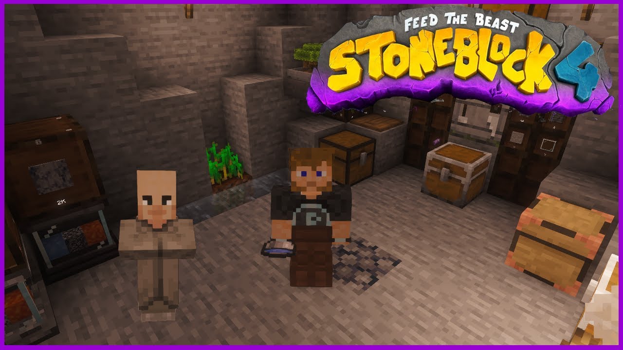 FTB Stoneblock 4 - Эпизод 02 - Худшая ферма мобов на свете!
